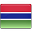 The flag of Gambia Flag of Gambia