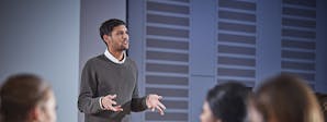 Foundation Programme in Business Course Image 1200x450 - Man in front of a lecture theatre